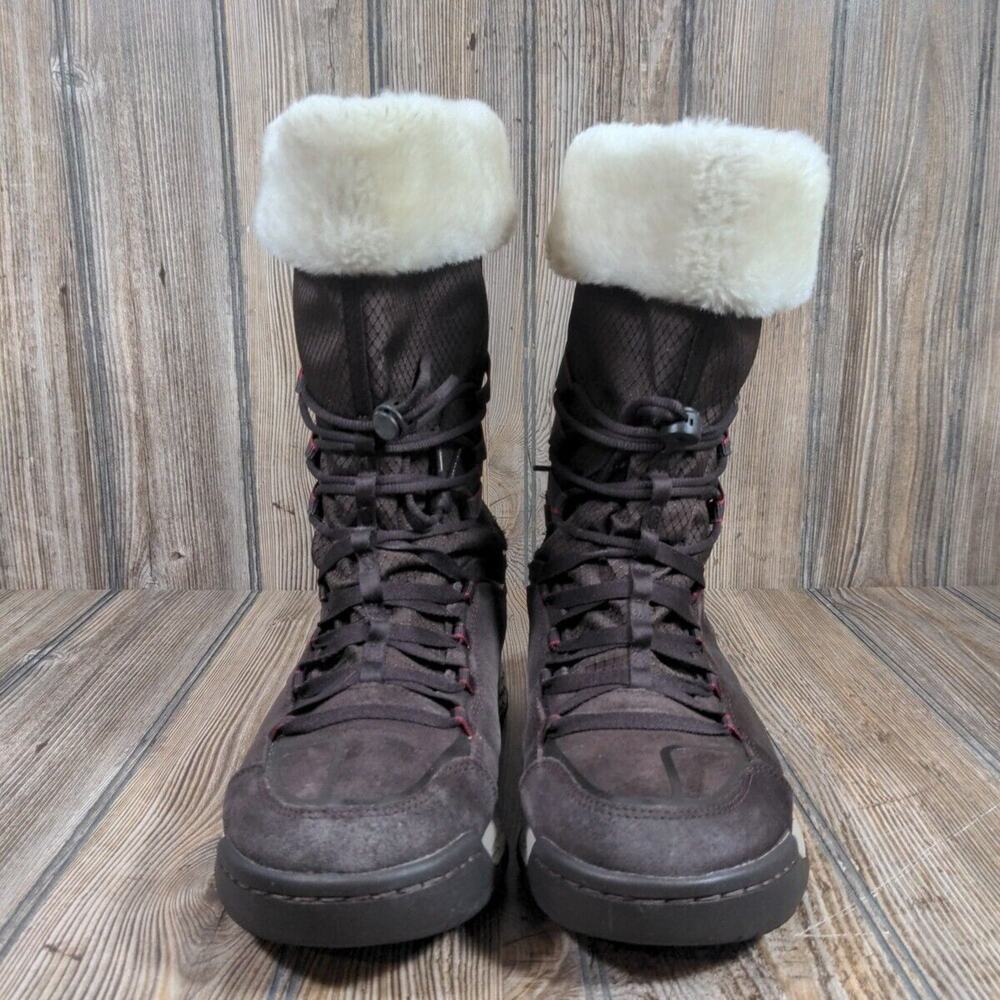 New Balance Heat Fresh Foam 1000 Women Walking Boot Fur Lined Size 8 Winter Snow - Picture 2 of 10